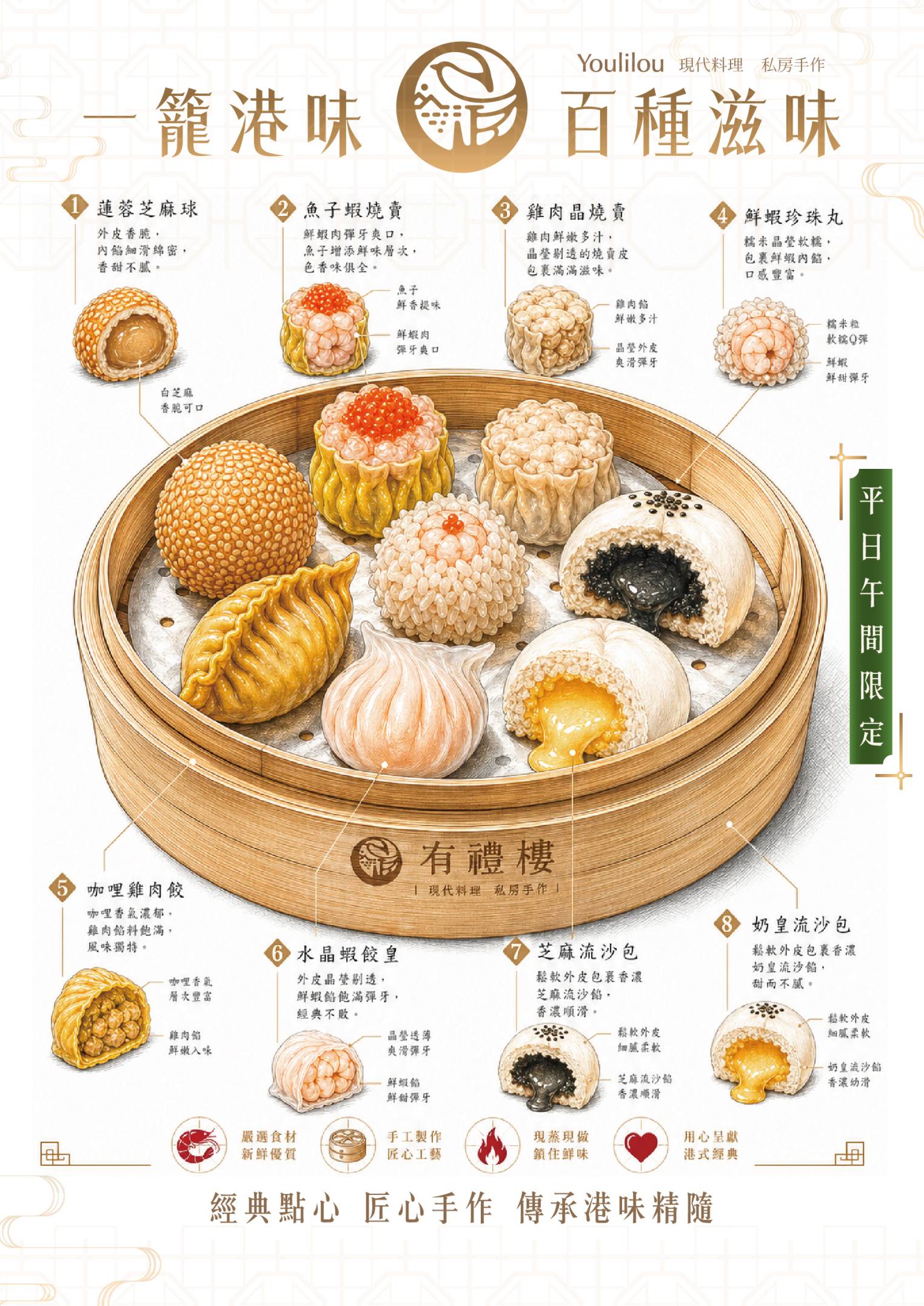 【有禮樓】平日午間限定港點 - 第1張圖 【有禮樓】平日午間限定港點